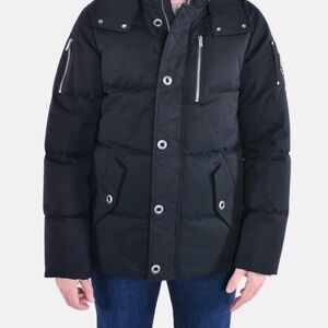 Moose Knuckles Black Puffer Jacket